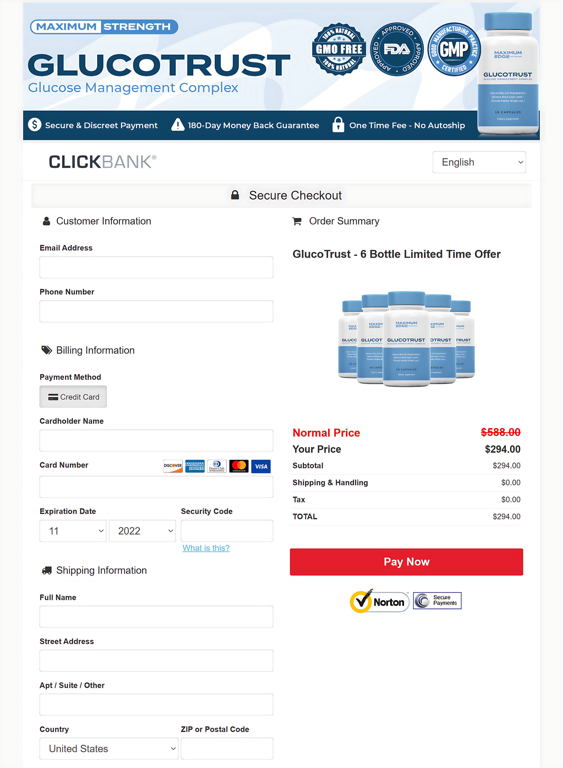 Order Page